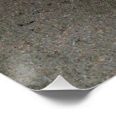 Katze mit Mustache Poster (Ecke)