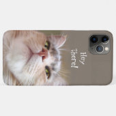 Katze mit Nachricht Case-Mate iPhone Hülle (Rückseite (Horizontal))