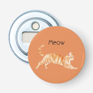 Katze mit orangen Streifen Flaschenöffner