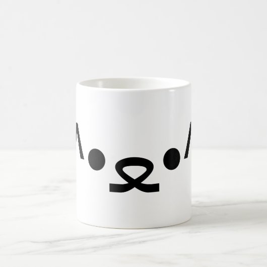 Katze mit Paws Emoticon ฅ^ ・ ع・ Japanisch Kaomoji Kaffeetasse (Mittel)