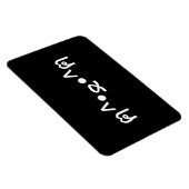 Katze mit Paws Emoticon ฅ^ ・ ع・ Japanisch Kaomoji Magnet (Rechte Seite)