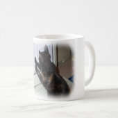 Katze mit PC Kaffeetasse (VorderseiteRechts)
