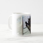 Katze mit PC Kaffeetasse (Vorderseite Links)