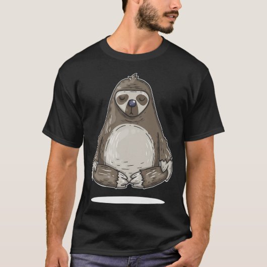 Katze mit Pizza. T-Shirt (Vorderseite)