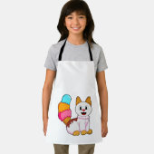 Katze mit Popsikel Schürze (Insitu)