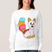 Katze mit Popsikel Sweatshirt (Vorderseite)