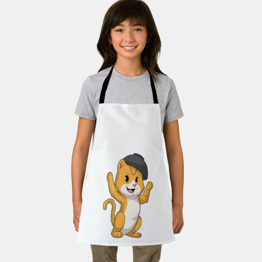 Katze mit Ramen Bowl Schürze (Insitu)