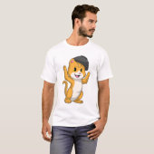 Katze mit Ramen Bowl T-Shirt (Vorne ganz)