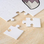 Katze mit Roller-Skaten Puzzle (Seite)