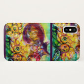 KATZE MIT ROTEN RIBBON UND SONNENBLUMEN Case-Mate iPhone HÜLLE (Rückseite (Horizontal))