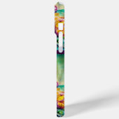 KATZE MIT ROTEN RIBBON UND SONNENBLUMEN Case-Mate iPhone HÜLLE (Rückseite / Links)