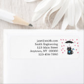 Katze mit Schirm auf dem Kopf - Wählen Sie die Far (Insitu)