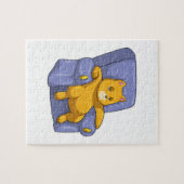 Katze mit Sofa Puzzle (Horizontal)