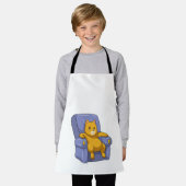 Katze mit Sofa Schürze (Getragen)