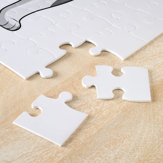 Katze mit Sonnenblume Puzzle (Seite)