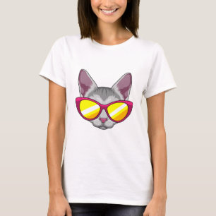 Katze mit Sonnenbrille T-Shirt