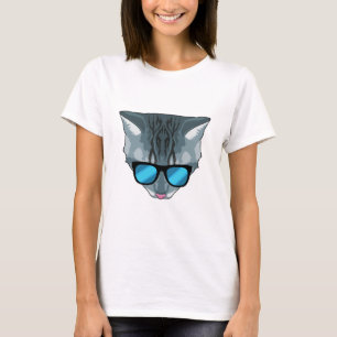 Katze mit Sonnenbrille T-Shirt