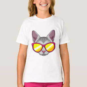 Katze mit Sonnenbrille T-Shirt
