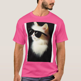 Katze mit Sonnenbrille T-Shirt