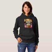 Katze mit Sparklerkuchen Hoodie (Vorne ganz)