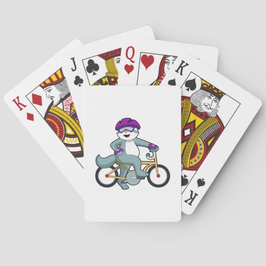 Katze mit spielkarten (Rückseite)