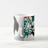 Katze mit Tomato-Pflanze (1931) von Hiroaki Takaha Kaffeetasse (Mittel)