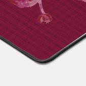 Katze mit verzauberten Blume Schreibtischunterlage (Ecke)