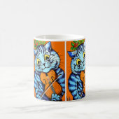 Katze mit Violine von Louis Wain Cup Tasse (Mittel)