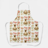 Katze mit Yoga-Thema Schürze (Vorderseite)