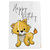 Katze Mittlere Geschenktüte (Rückseite)