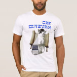 Katze Mitzvah T-Shirt<br><div class="desc">Eine Feier des Kommens einer Katze des Alters an Alter 13. Welches wie 90 in Katzenjahre sein würde. Ich schätze,  dass alle jene Watermanstifte,  die er erhält,  benutzt werden kann,  um seins zu unterzeichnen wird es tun. Seien Sie zu ihm nett und Sie können enthalten sein.</div>