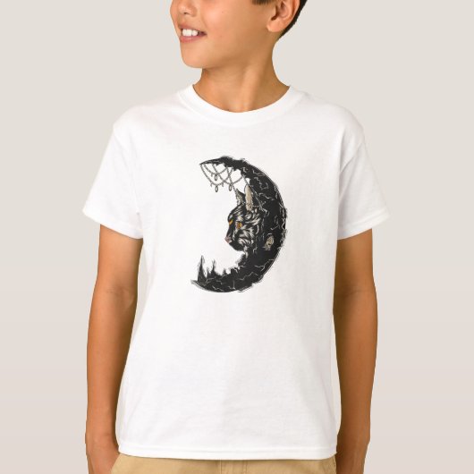 Katze Mond T-Shirt (Vorderseite)