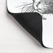 Katze Mousepad (Ecke)