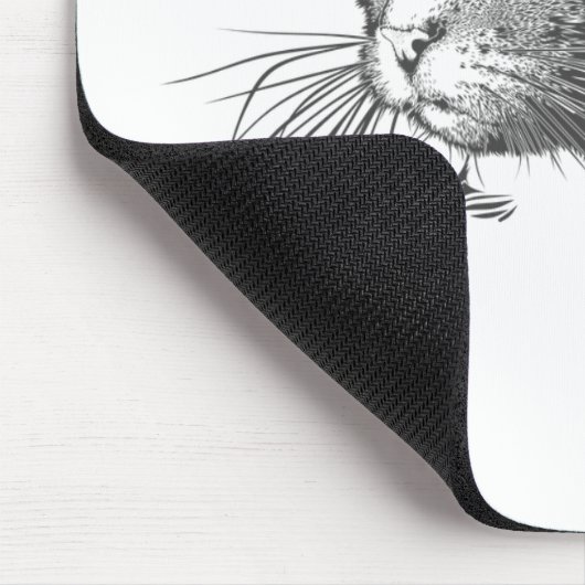 Katze Mousepad (Ecke)