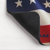 Katze Mousepad Gott segnen Amerika (Ecke)