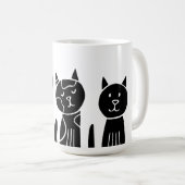 Katze, Natur, zeichnend Kaffeetasse (VorderseiteRechts)