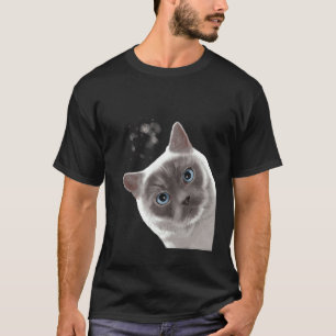 Katze Neugierige Britisch Kurzhaar T-Shirt