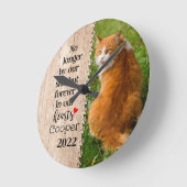 Katze nicht mehr auf unserer Seite, sondern für im Runde Wanduhr (Winkel)