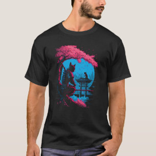 Katze Niedlich Ninja Japanische Tierärztin Illustr T-Shirt