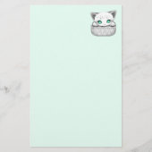 Katze Niedlich und spielerisch aus einem Pocket Briefpapier (Vorderseite)