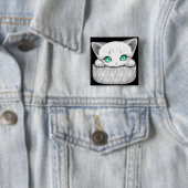 Katze Niedlich und spielerisch aus einem Pocket Button (Beispiel)
