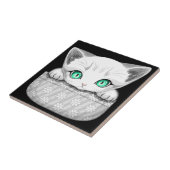 Katze Niedlich und spielerisch aus einem Pocket Fliese (Seite)