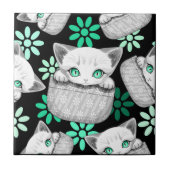 Katze Niedlich und spielerisch aus einem Pocket Fliese (Vorderseite)