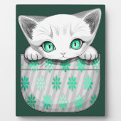 Katze Niedlich und spielerisch aus einem Pocket Fotoplatte (Vorderseite)