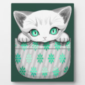 Katze Niedlich und spielerisch aus einem Pocket Fotoplatte (Vorderseite)