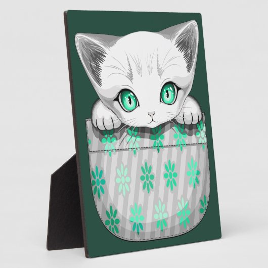 Katze Niedlich und spielerisch aus einem Pocket Fotoplatte (Seite)