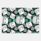 Katze Niedlich und spielerisch aus einem Pocket Geschenkpapier Set (Vorderseite)