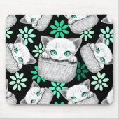 Katze Niedlich und spielerisch aus einem Pocket Mousepad (Vorne)
