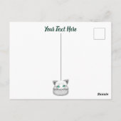 Katze Niedlich und spielerisch aus einem Pocket Postkarte (Rückseite)
