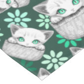 Katze Niedlich und spielerisch aus einem Pocket Tischdecke (Schrägansicht)